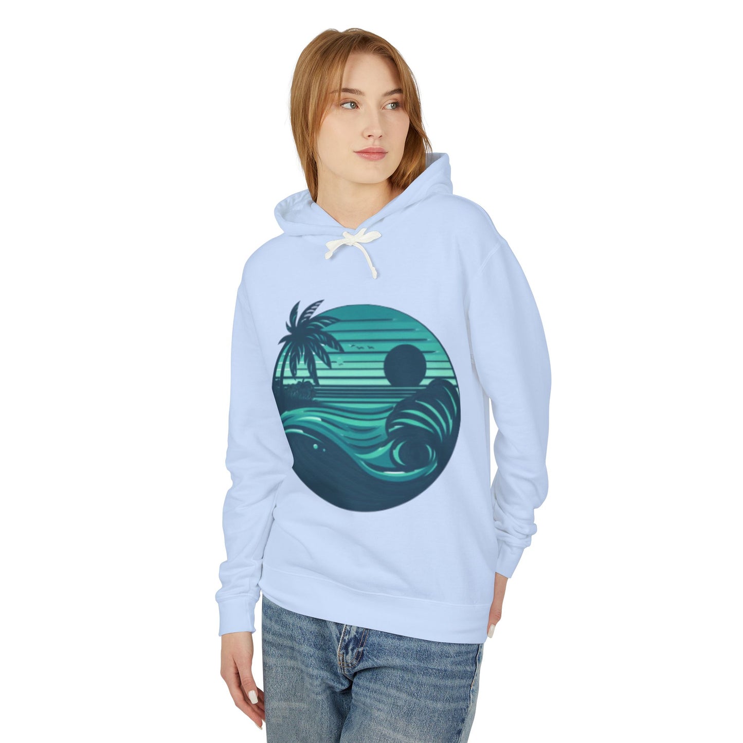 RAE-DAZZLE Unisex Lightweight Hooded Sweatshirt