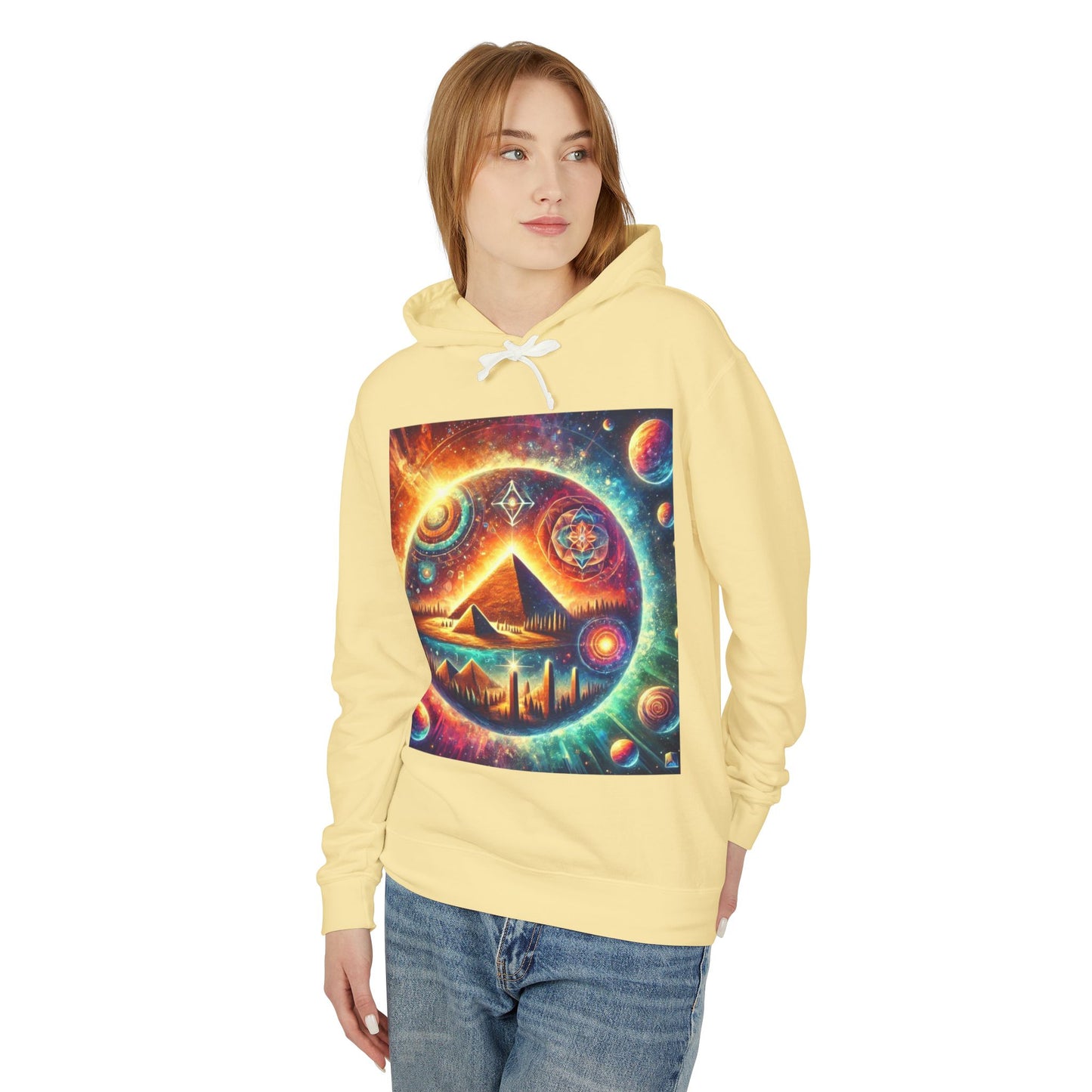 Rae-Dazzle Unisex Lightweight Hooded Sweatshirt