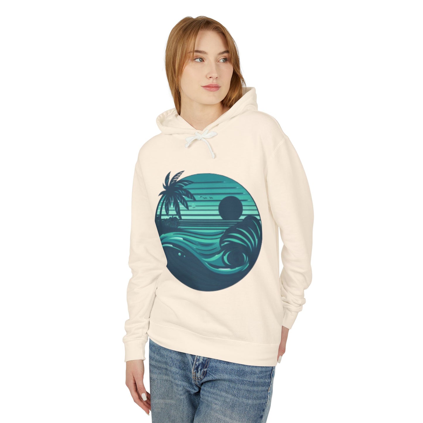 RAE-DAZZLE Unisex Lightweight Hooded Sweatshirt