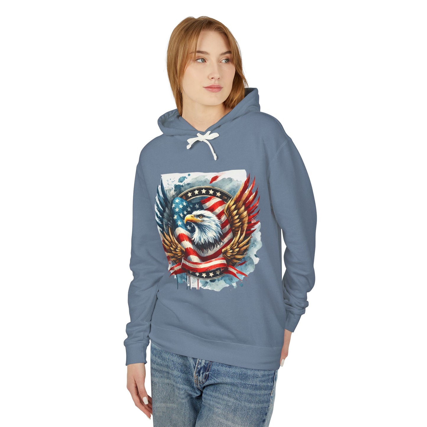 Rae-Dazzle Unisex Lightweight Hooded Sweatshirt