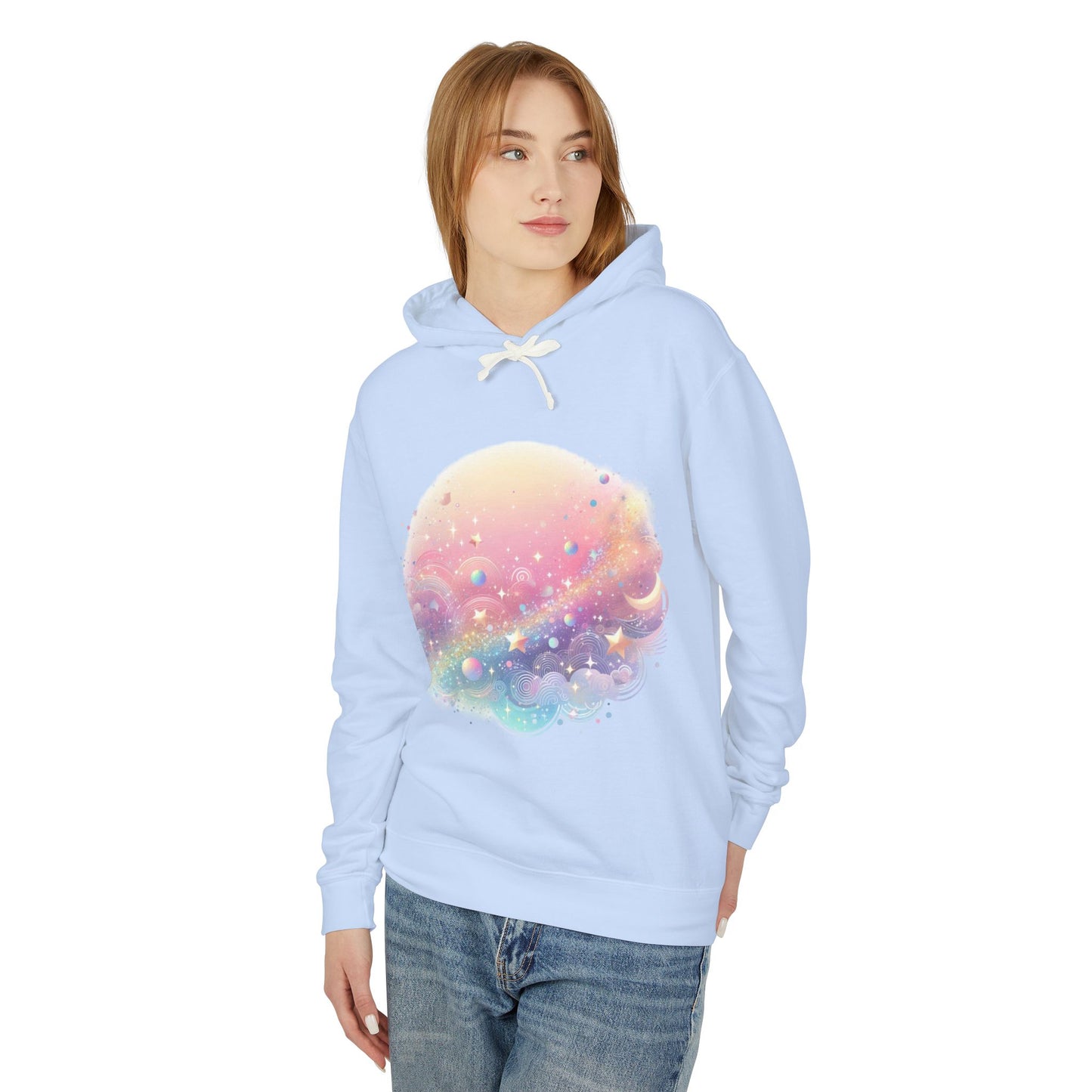 Rae-Dazzle Unisex Lightweight Hooded Sweatshirt