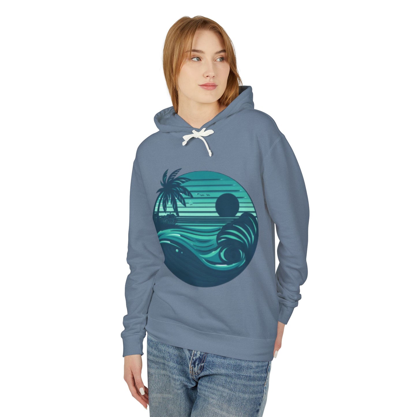 RAE-DAZZLE Unisex Lightweight Hooded Sweatshirt