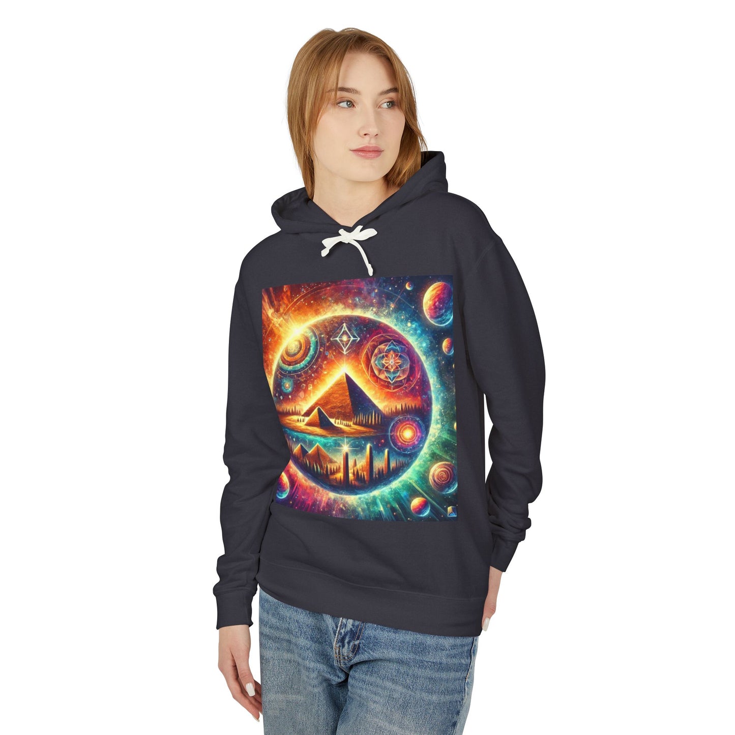 Rae-Dazzle Unisex Lightweight Hooded Sweatshirt