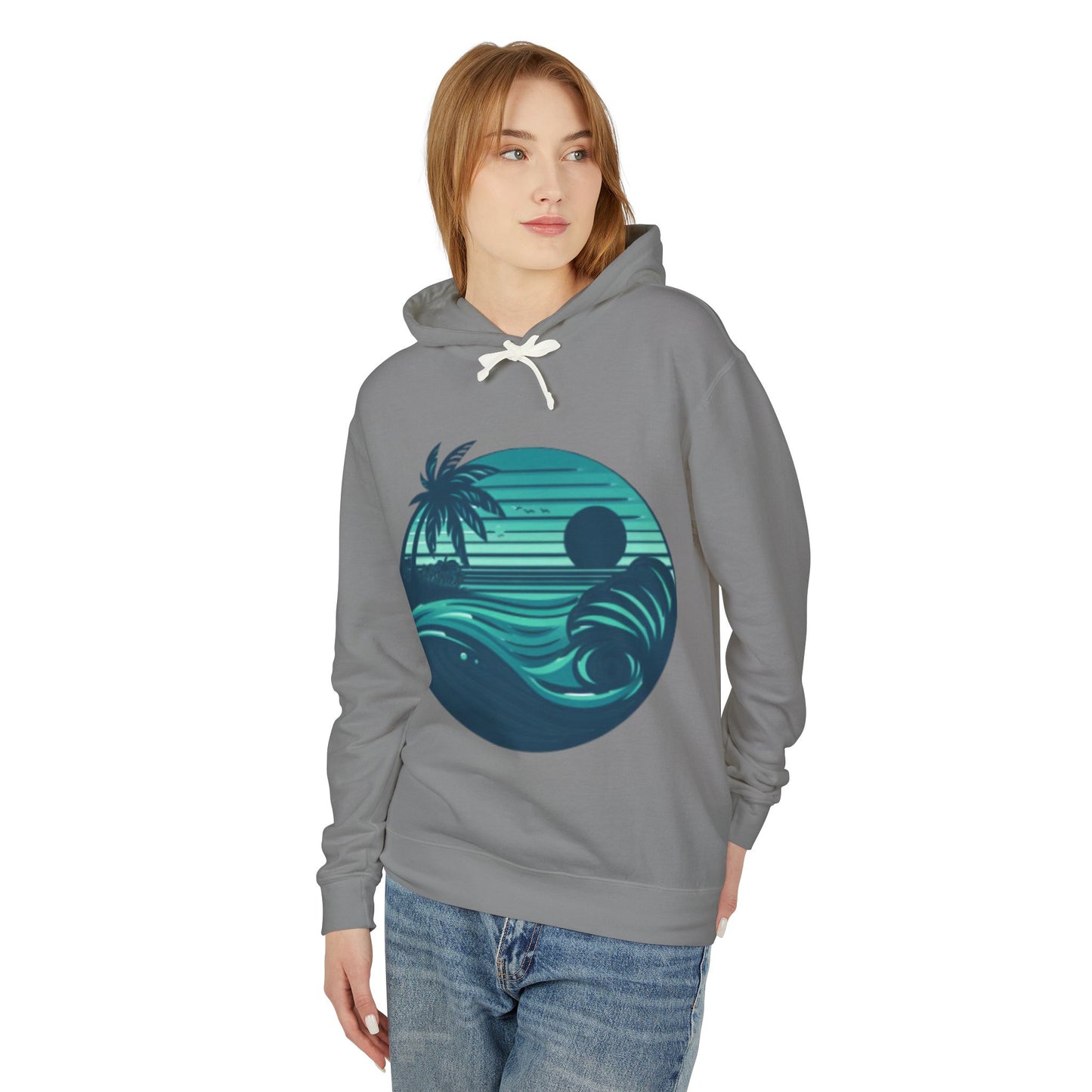 RAE-DAZZLE Unisex Lightweight Hooded Sweatshirt