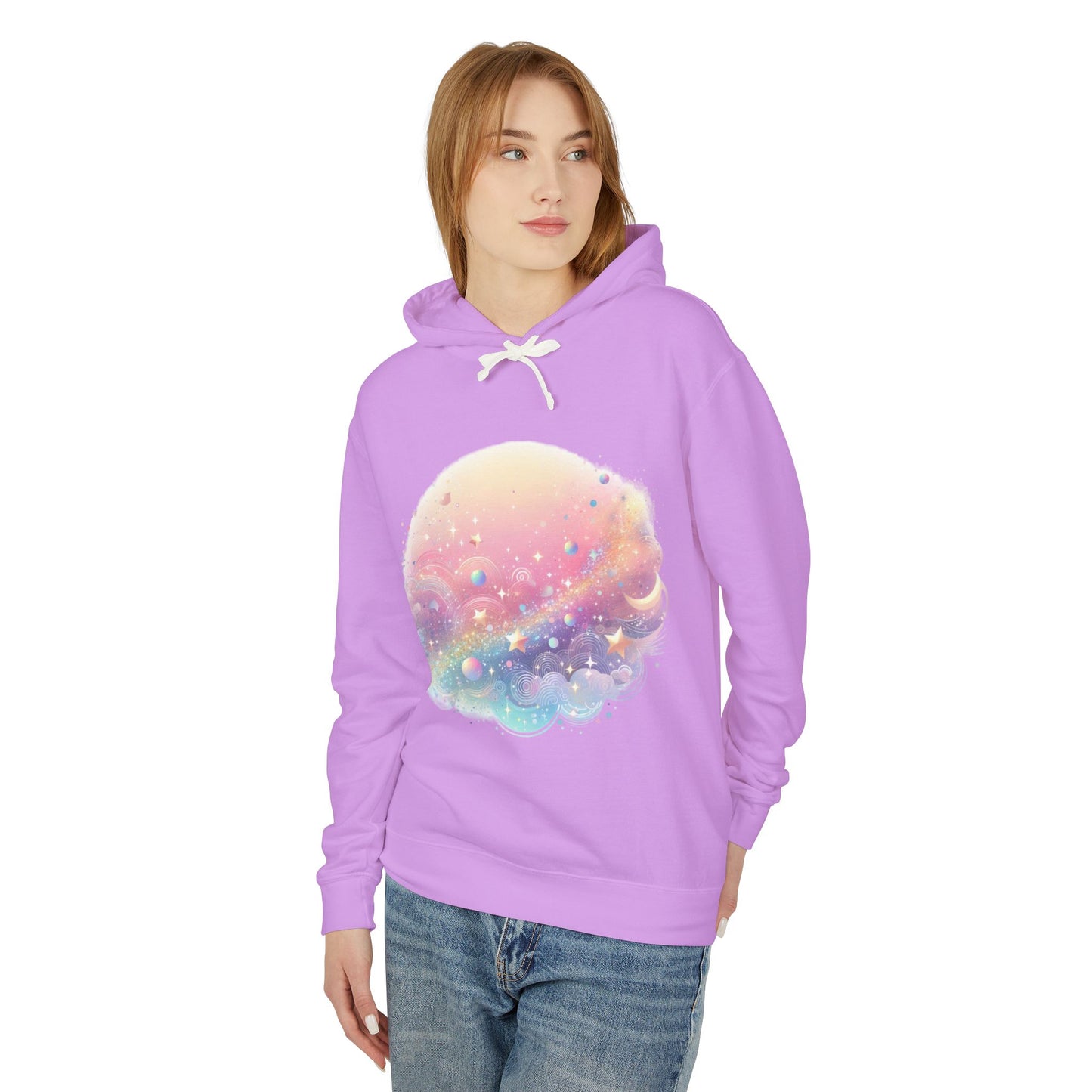 Rae-Dazzle Unisex Lightweight Hooded Sweatshirt