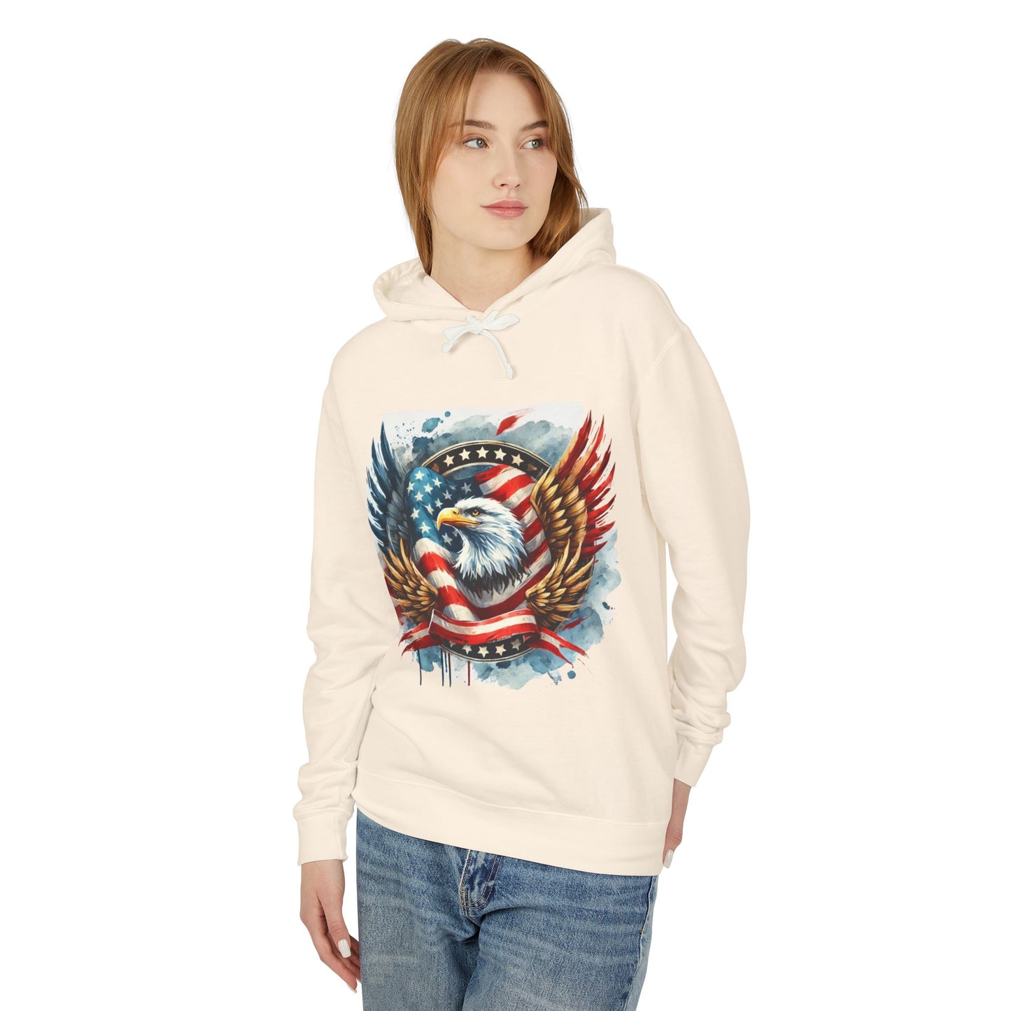 Rae-Dazzle Unisex Lightweight Hooded Sweatshirt