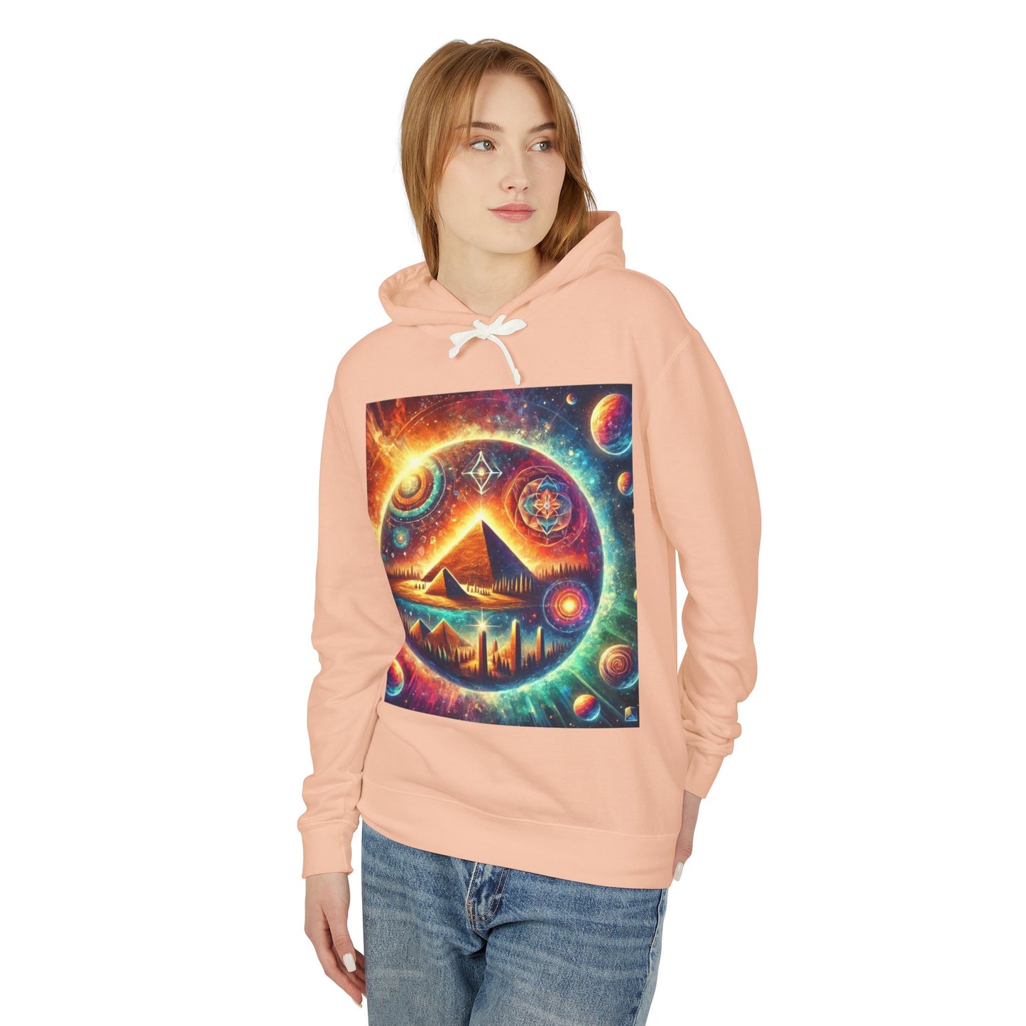 Rae-Dazzle Unisex Lightweight Hooded Sweatshirt