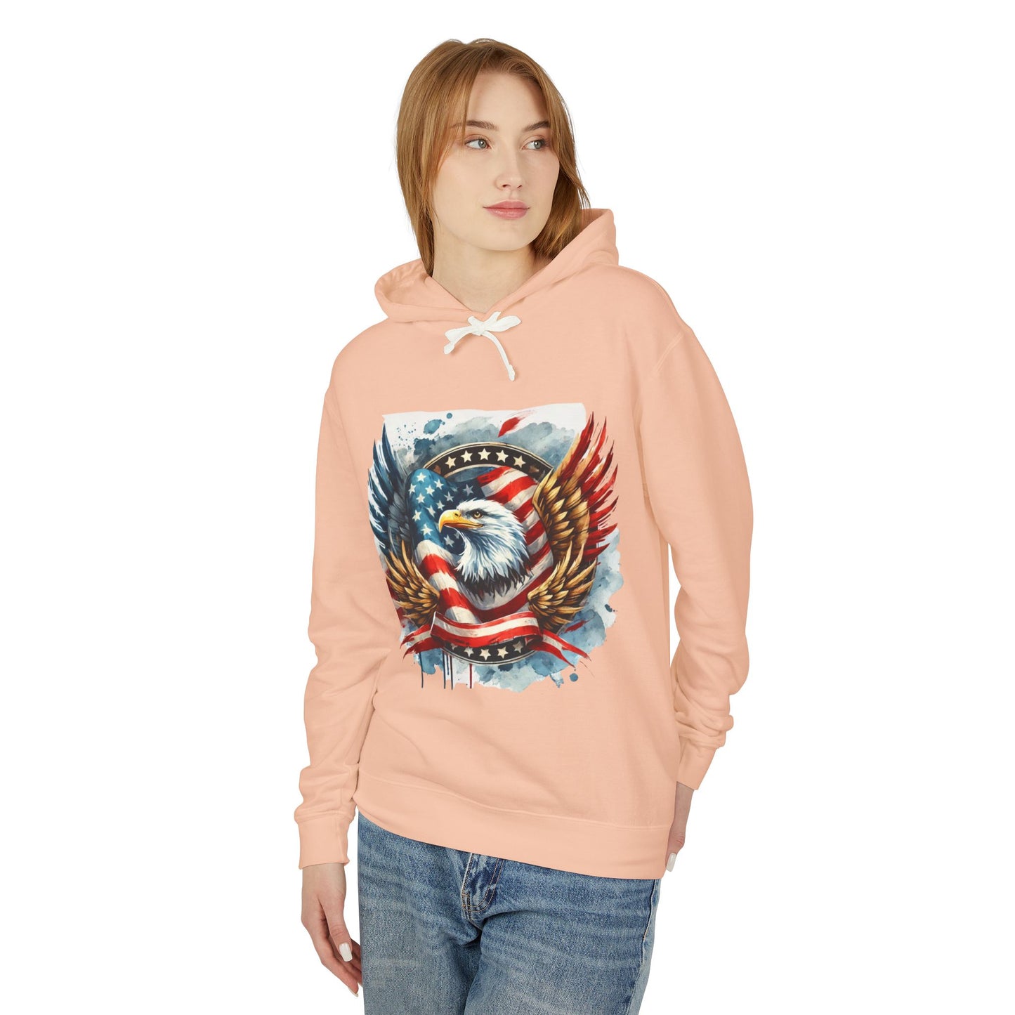 Rae-Dazzle Unisex Lightweight Hooded Sweatshirt