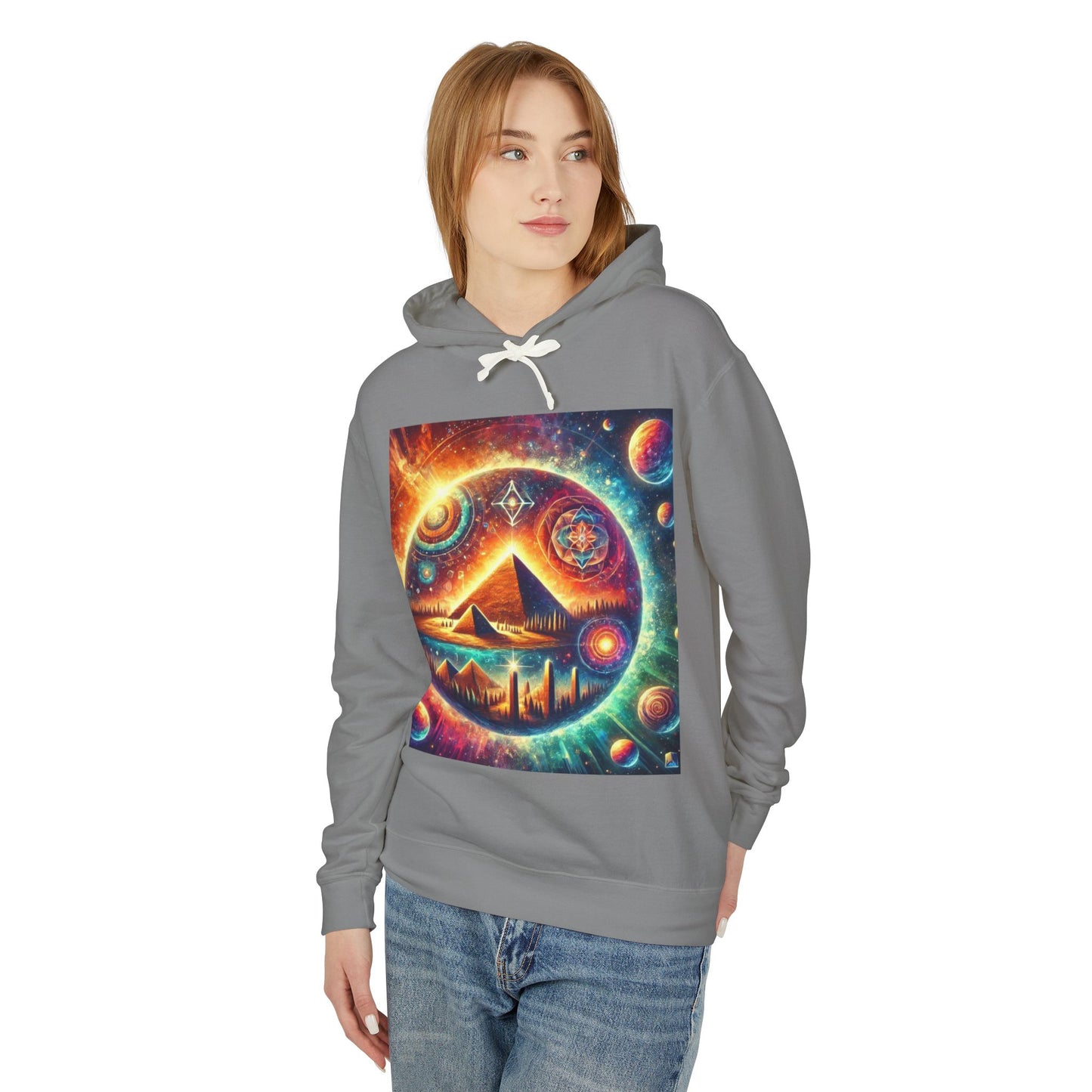 Rae-Dazzle Unisex Lightweight Hooded Sweatshirt