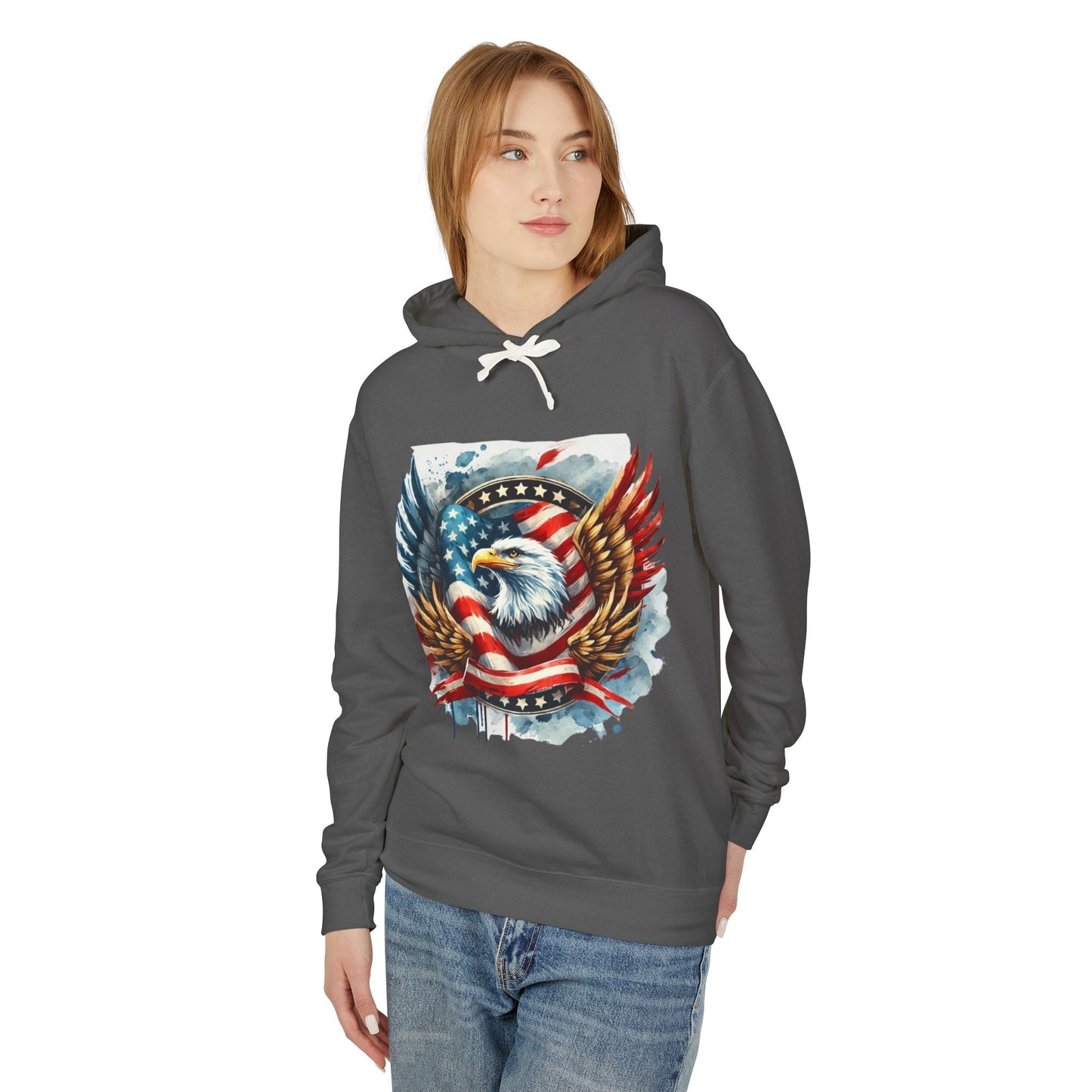 Rae-Dazzle Unisex Lightweight Hooded Sweatshirt