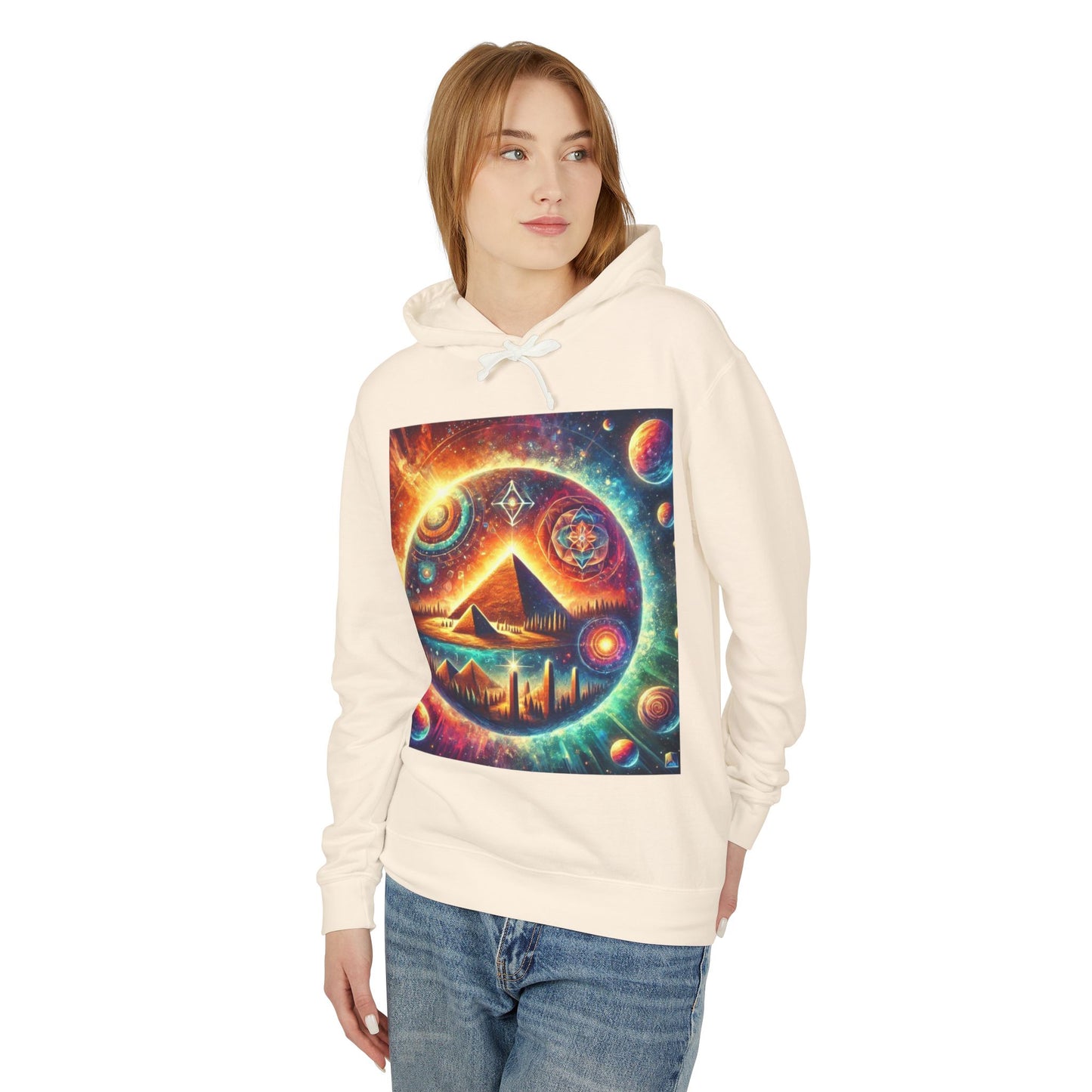 Rae-Dazzle Unisex Lightweight Hooded Sweatshirt