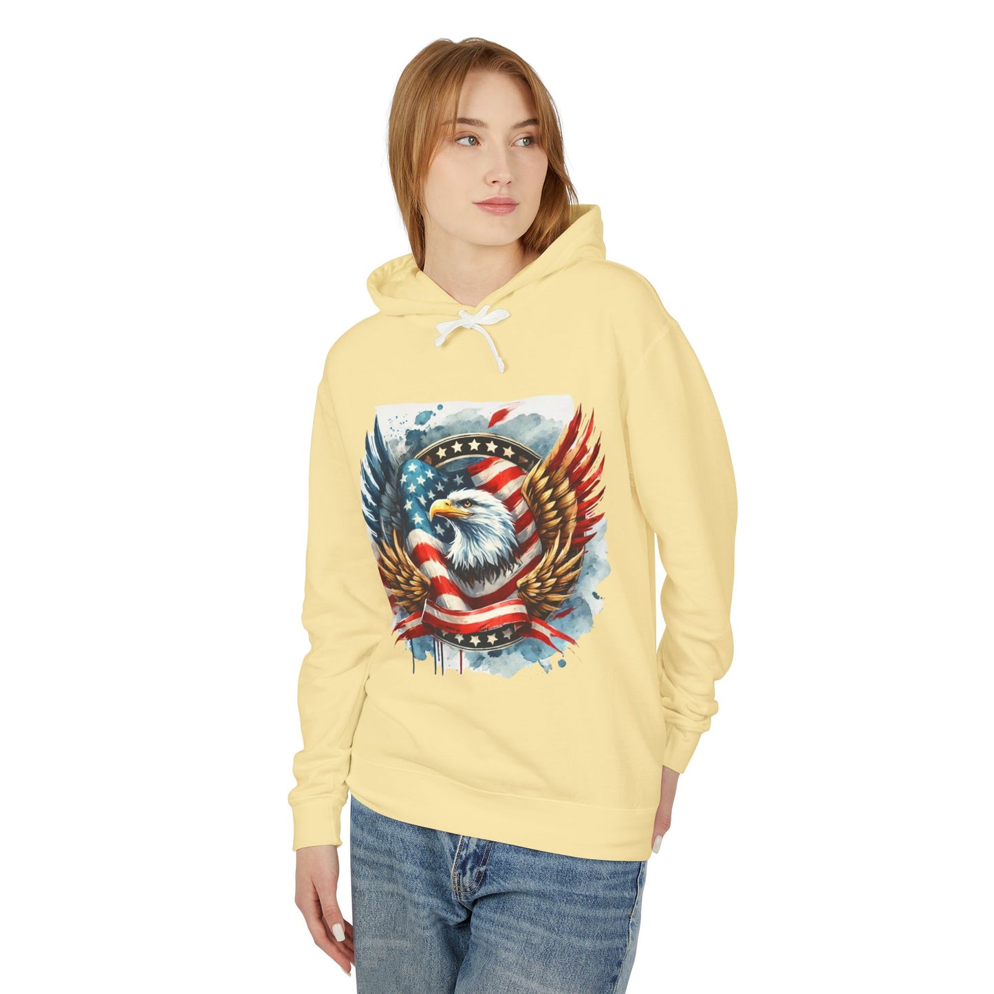 Rae-Dazzle Unisex Lightweight Hooded Sweatshirt