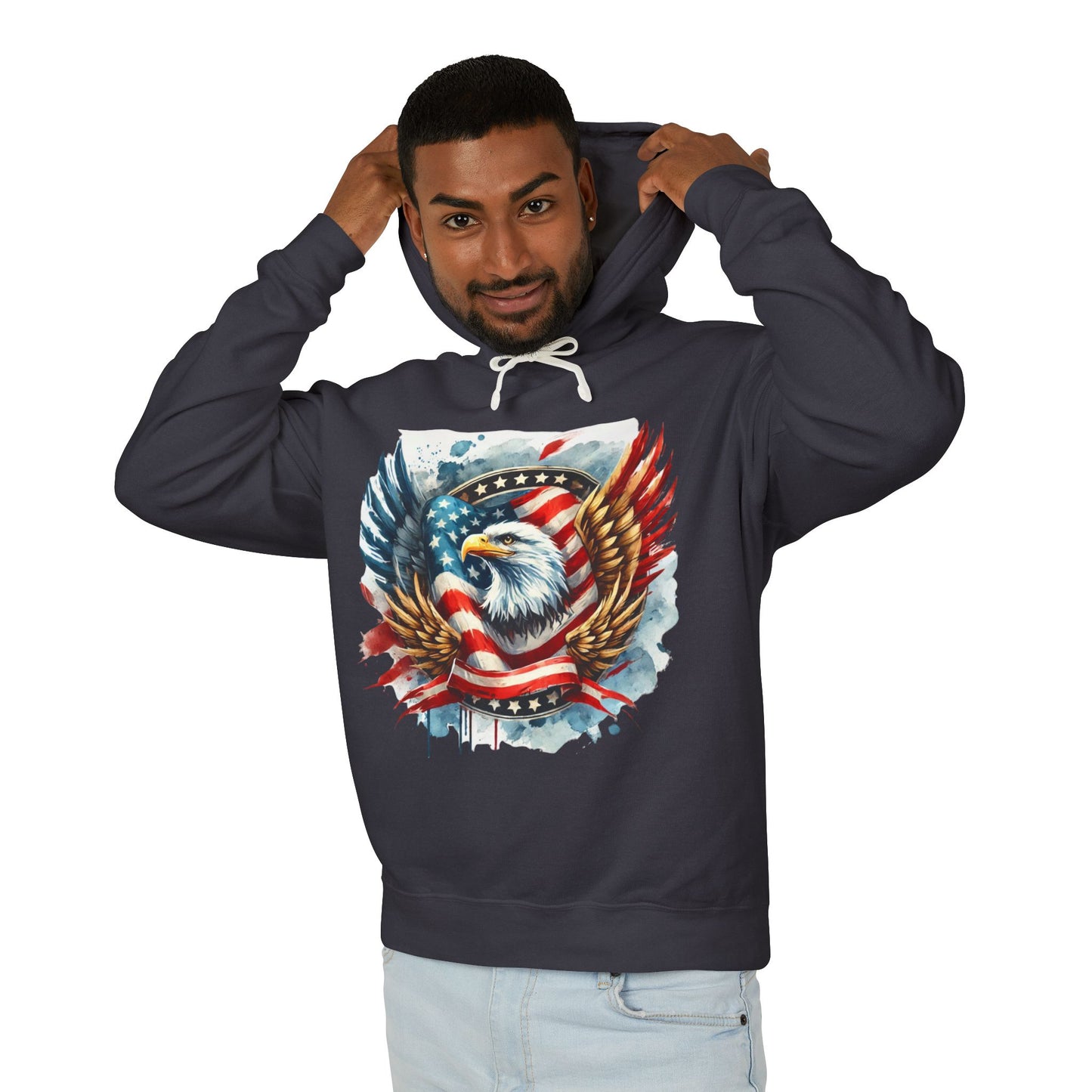 Rae-Dazzle Unisex Lightweight Hooded Sweatshirt