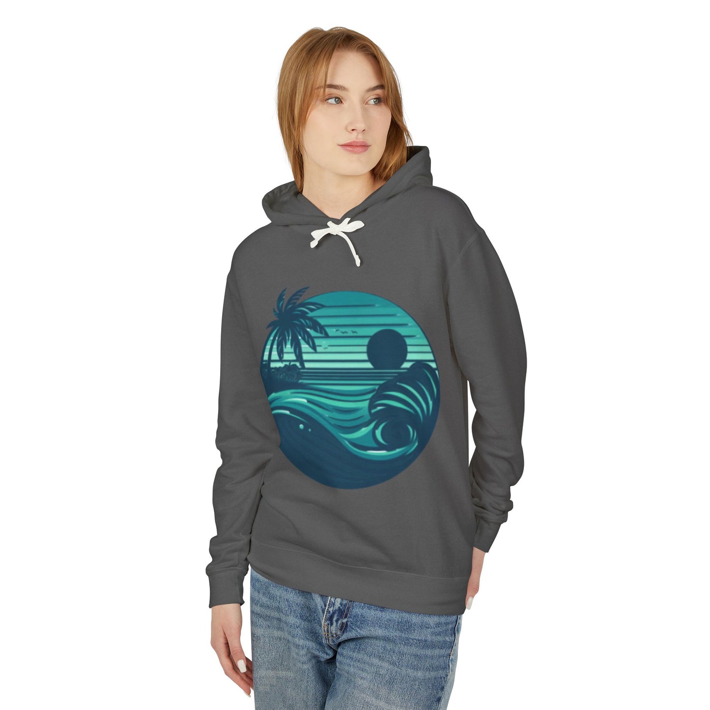 RAE-DAZZLE Unisex Lightweight Hooded Sweatshirt