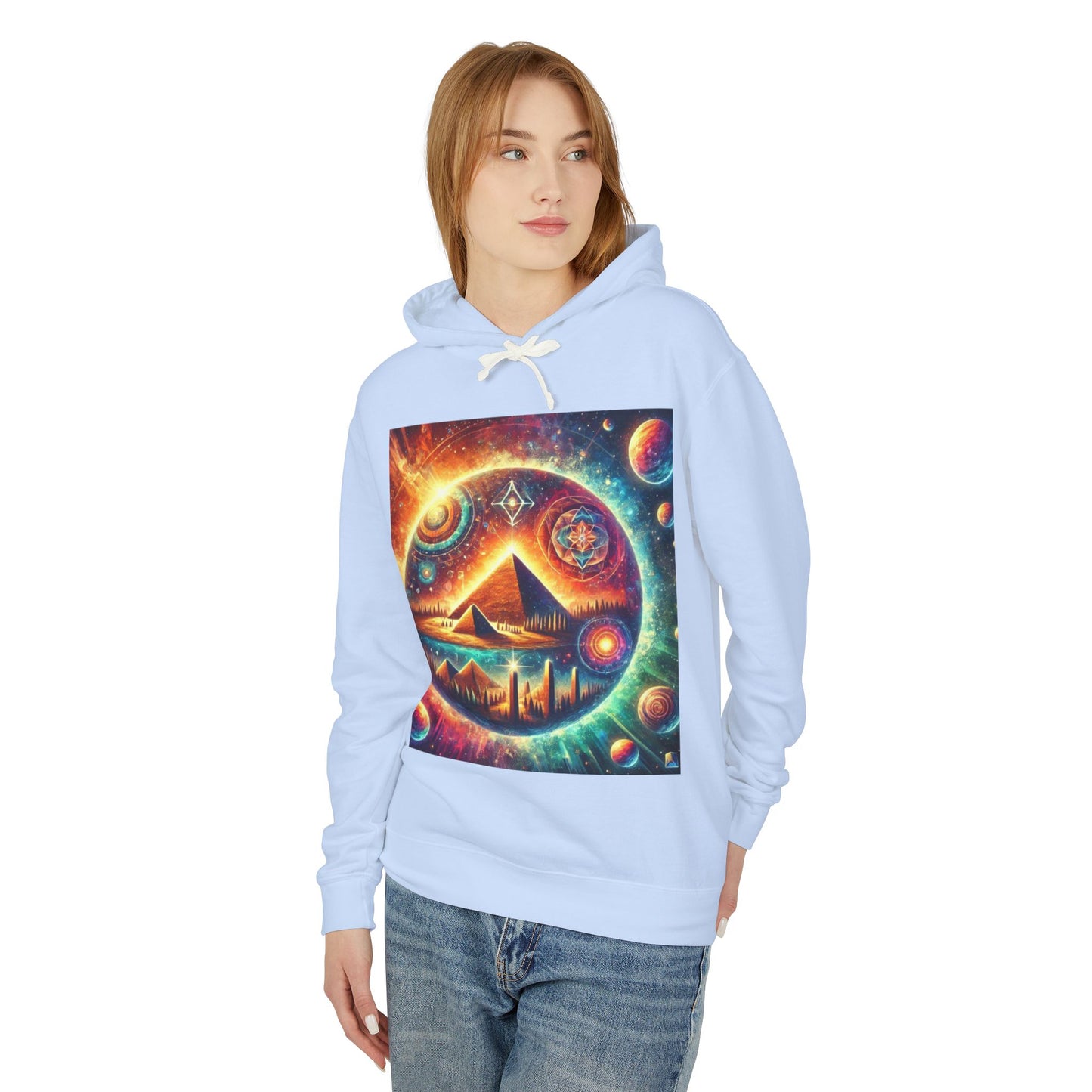 Rae-Dazzle Unisex Lightweight Hooded Sweatshirt