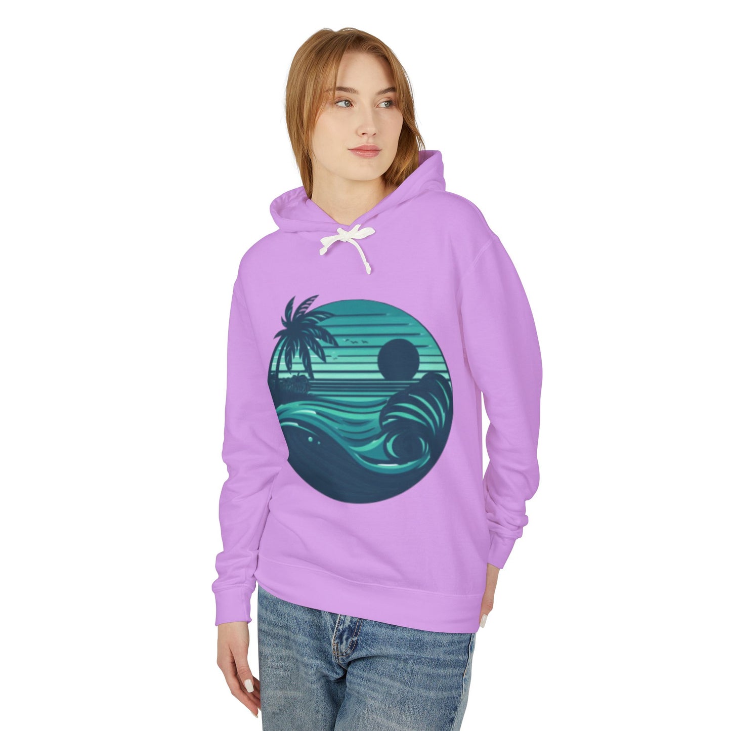 RAE-DAZZLE Unisex Lightweight Hooded Sweatshirt