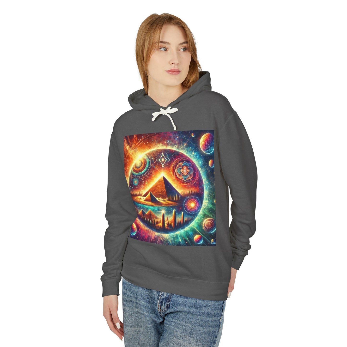 Rae-Dazzle Unisex Lightweight Hooded Sweatshirt