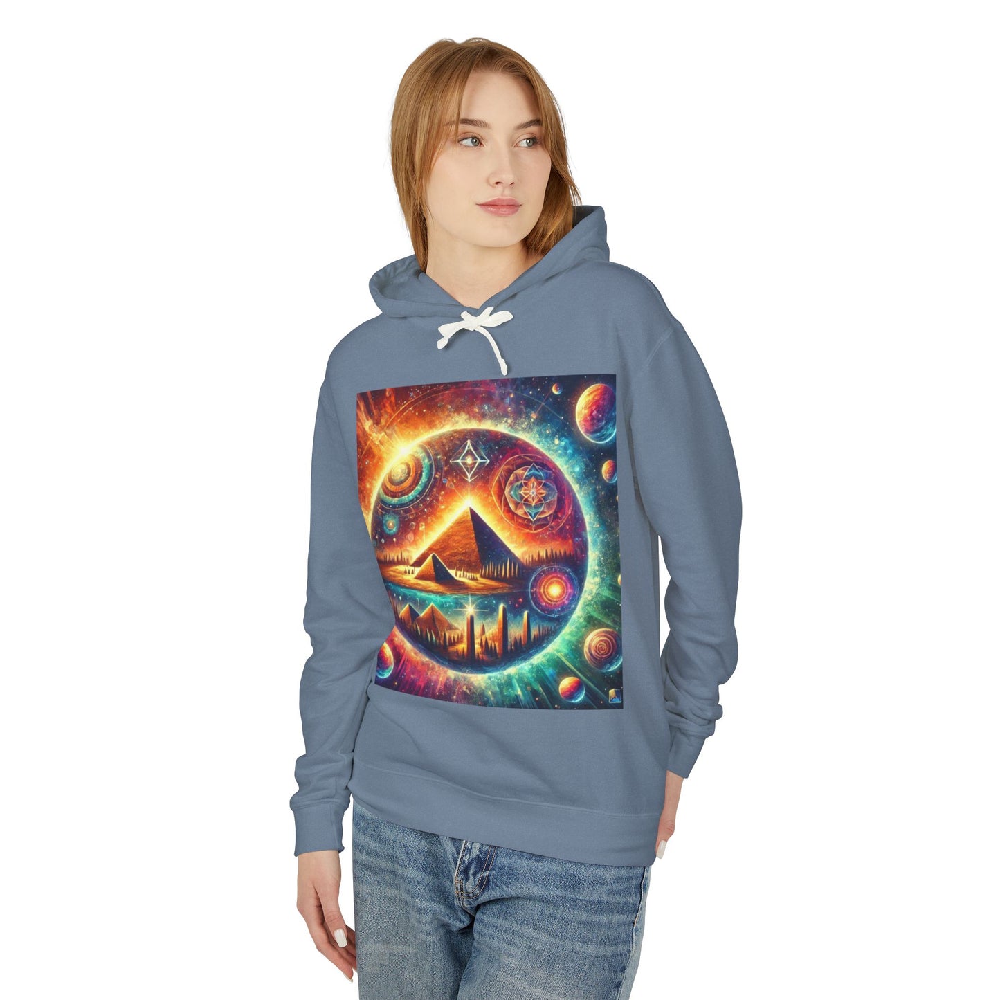 Rae-Dazzle Unisex Lightweight Hooded Sweatshirt