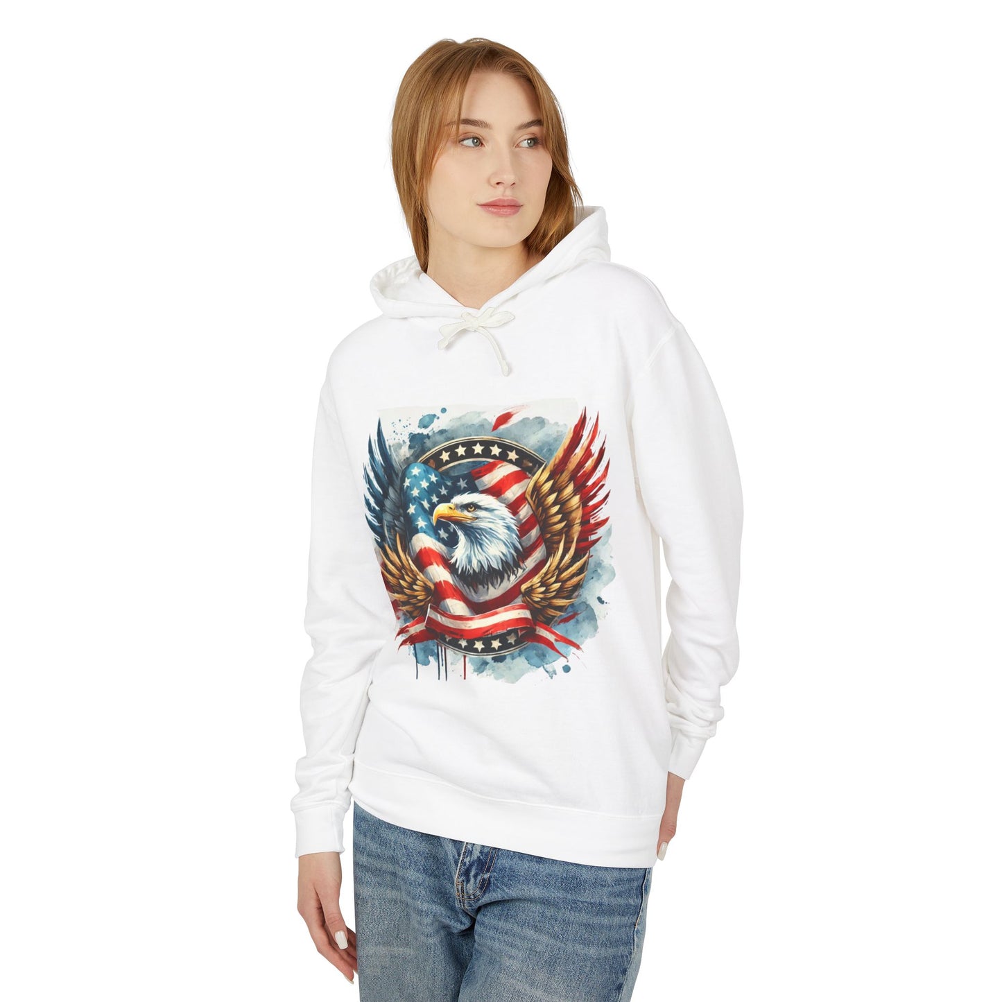 Rae-Dazzle Unisex Lightweight Hooded Sweatshirt