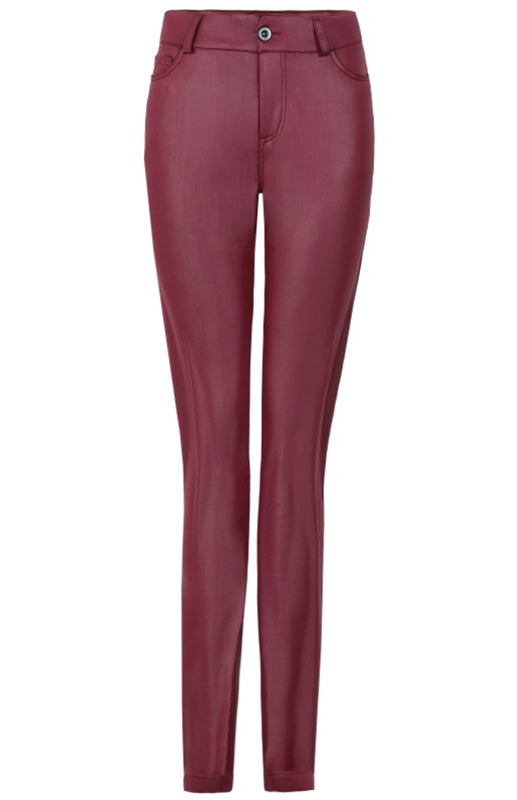 RAE-DAZZLE Women’s Faux Leather Trousers