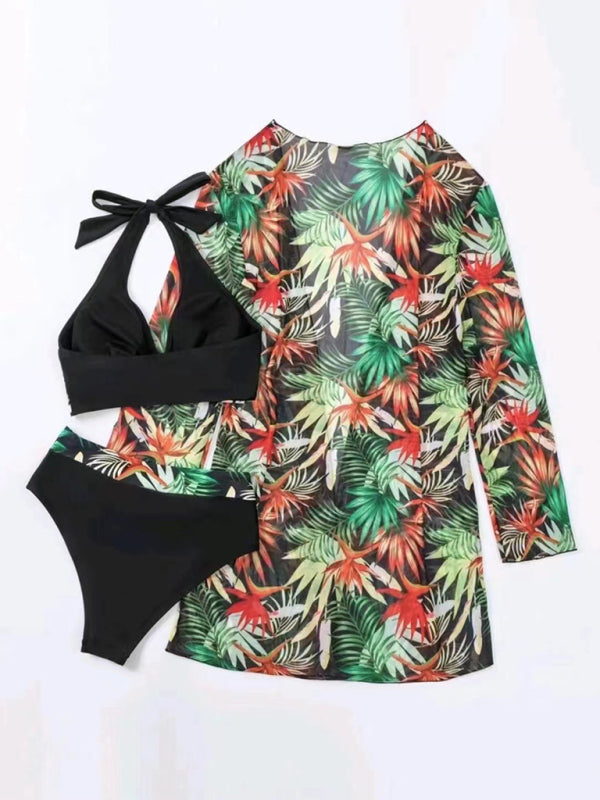 RAE-DAZZLE Sexy Bikini Push-Up Three-Piece Set