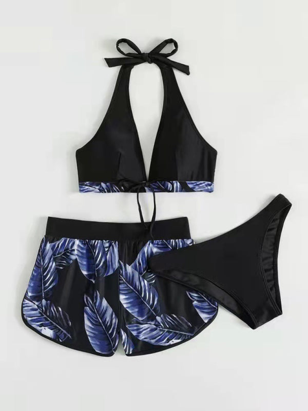 RAE-DAZZLE Multi-Color Three-Piece Bikini Set